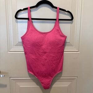 Lululemon‎ Ebb to Street Ribbed Bodysuit Pink Size 6